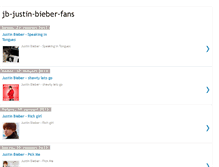 Tablet Screenshot of jb-justin-bieber-fans.blogspot.com