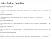 Tablet Screenshot of collegeprayerblog.blogspot.com