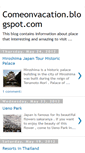 Mobile Screenshot of comeonvacation.blogspot.com