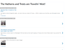 Tablet Screenshot of hatresttravelinwest.blogspot.com