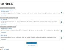 Tablet Screenshot of mitphdlife.blogspot.com