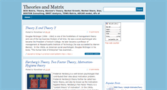 Desktop Screenshot of matrix-theory.blogspot.com