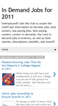 Mobile Screenshot of indemandjobs2011.blogspot.com