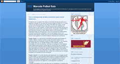 Desktop Screenshot of marcotefutbolsala.blogspot.com