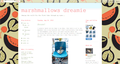 Desktop Screenshot of marshmallowsdreamie.blogspot.com