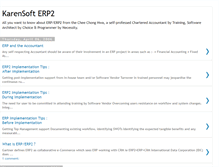 Tablet Screenshot of karensoft-erp.blogspot.com