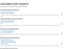 Tablet Screenshot of presidenteguillermoleonvalencia.blogspot.com