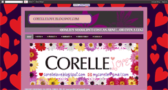 Desktop Screenshot of corellelove.blogspot.com