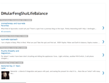 Tablet Screenshot of dmfengshuilife.blogspot.com