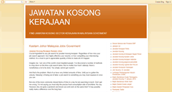 Desktop Screenshot of jawatan-kerajaan.blogspot.com