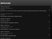 Tablet Screenshot of darlinscript.blogspot.com