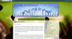 Desktop Screenshot of hotelsinmohali.blogspot.com