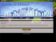 Tablet Screenshot of hotelsinmohali.blogspot.com