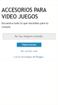 Mobile Screenshot of accesoriosparaconsolas.blogspot.com