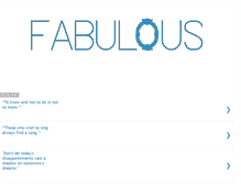 Tablet Screenshot of fabulous-blog.blogspot.com