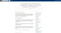 Desktop Screenshot of historyofviolence.blogspot.com