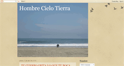 Desktop Screenshot of hombrecielotierra.blogspot.com