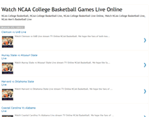 Tablet Screenshot of ncaa-college-basketball-live.blogspot.com