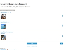 Tablet Screenshot of lesaventuresdesfercotti.blogspot.com
