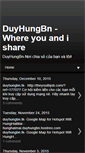 Mobile Screenshot of duyhungbn.blogspot.com