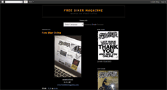 Desktop Screenshot of freebikermag.blogspot.com