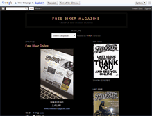 Tablet Screenshot of freebikermag.blogspot.com