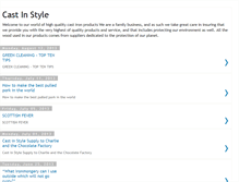 Tablet Screenshot of cast-in-style.blogspot.com