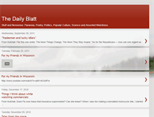 Tablet Screenshot of dailyblatt.blogspot.com