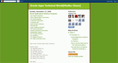 Desktop Screenshot of oracleappstechnofunctional.blogspot.com