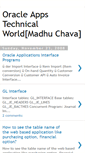 Mobile Screenshot of oracleappstechnofunctional.blogspot.com