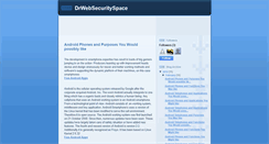 Desktop Screenshot of drweb-security-space.blogspot.com