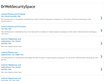 Tablet Screenshot of drweb-security-space.blogspot.com