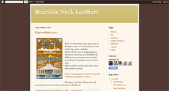 Desktop Screenshot of bearskinneckleathers.blogspot.com