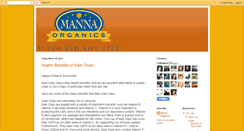 Desktop Screenshot of mannaorganics.blogspot.com