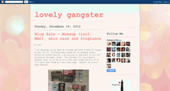 Desktop Screenshot of lovelygangster.blogspot.com