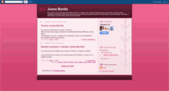 Desktop Screenshot of juanabonita.blogspot.com