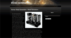 Desktop Screenshot of dieselgenerators-electric.blogspot.com