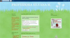 Desktop Screenshot of professorasilvanam.blogspot.com