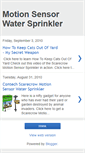 Mobile Screenshot of motion-sensor-water-sprinkler.blogspot.com