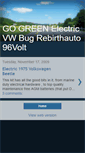 Mobile Screenshot of electricvwbug.blogspot.com