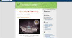 Desktop Screenshot of iskenderunlular.blogspot.com