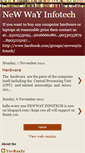 Mobile Screenshot of newwayinfotech.blogspot.com