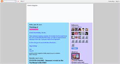 Desktop Screenshot of eclecticmag.blogspot.com