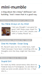 Mobile Screenshot of mini-mumble.blogspot.com