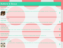 Tablet Screenshot of buttonsandbeaus.blogspot.com