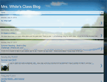 Tablet Screenshot of mrswhitesris.blogspot.com