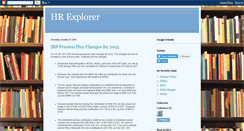 Desktop Screenshot of hrexplorer.blogspot.com