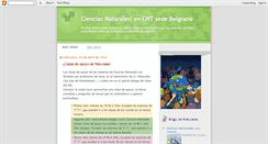 Desktop Screenshot of cienciasyciencias.blogspot.com