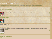 Tablet Screenshot of creativepaintpaper.blogspot.com