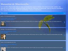 Tablet Screenshot of manantialdemisericordia.blogspot.com